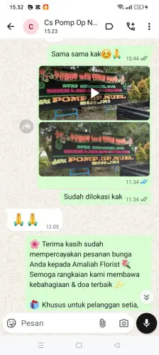 Testimonial Papan Bunga tangerang